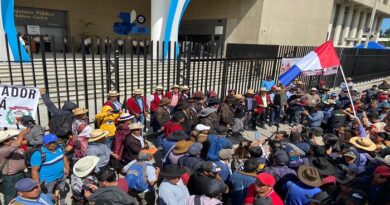 Manifestación en Guatemala